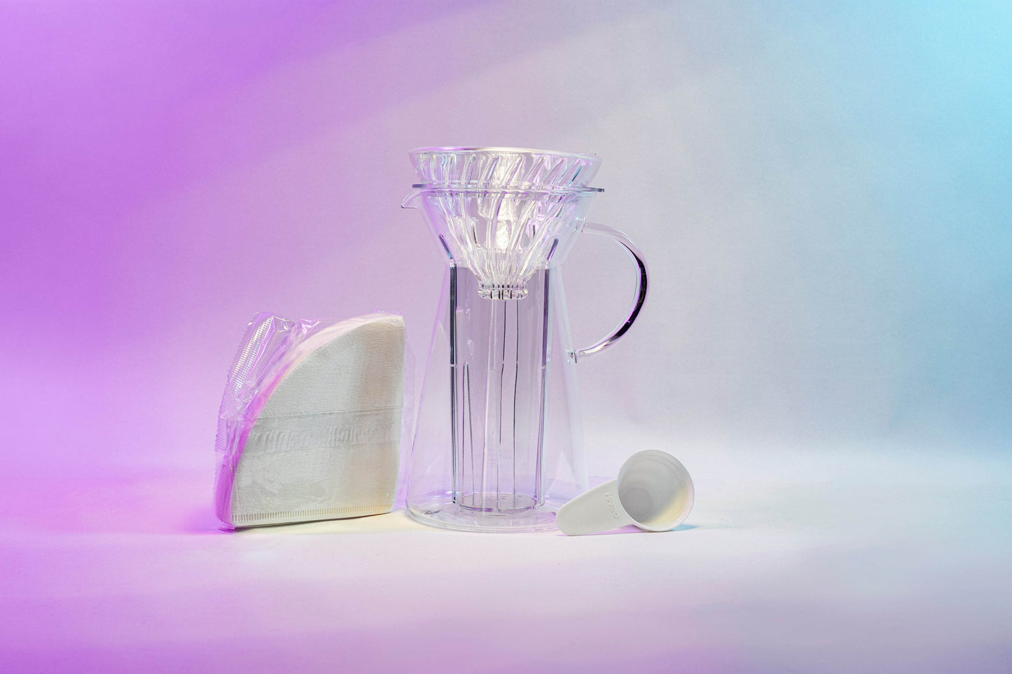 V60 Hot and Iced Glass Coffee Maker - Wildflower Coffee Company