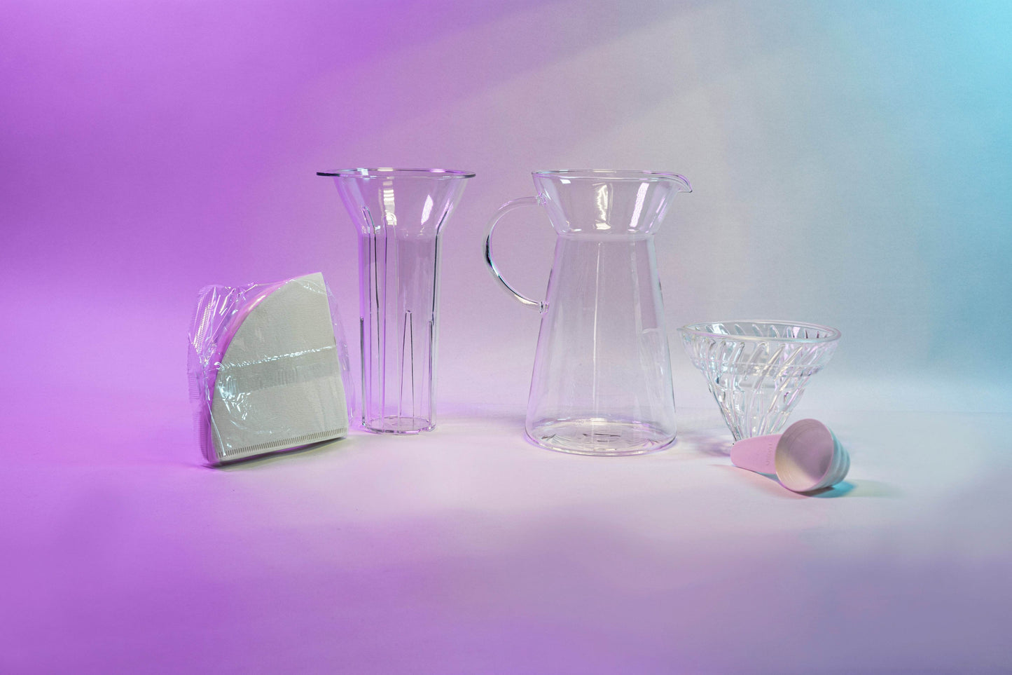 V60 Hot and Iced Glass Coffee Maker - Wildflower Coffee Company