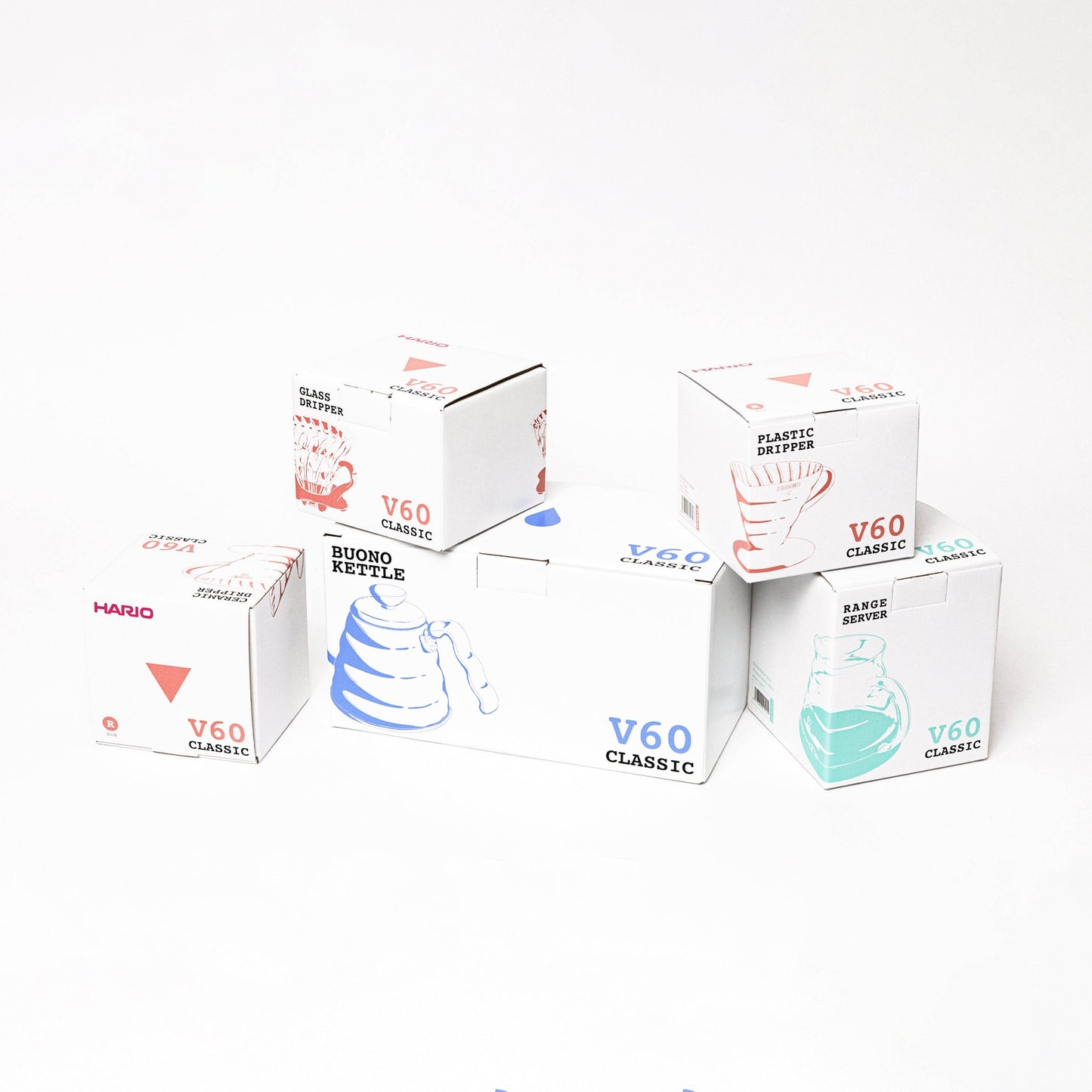 V60 Ceramic Coffee Dripper 02 Classic Colors - Wildflower Coffee Company