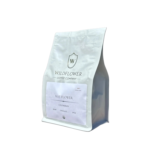 Wildflower May Flower Colombian coffee — sourced from ASOPEP cooperative in Planadas, Tolima