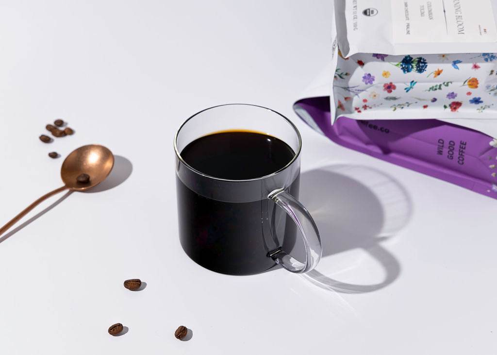 Wildflower Coffee Company Morning Bloom coffee package - organic single-origin medium roast