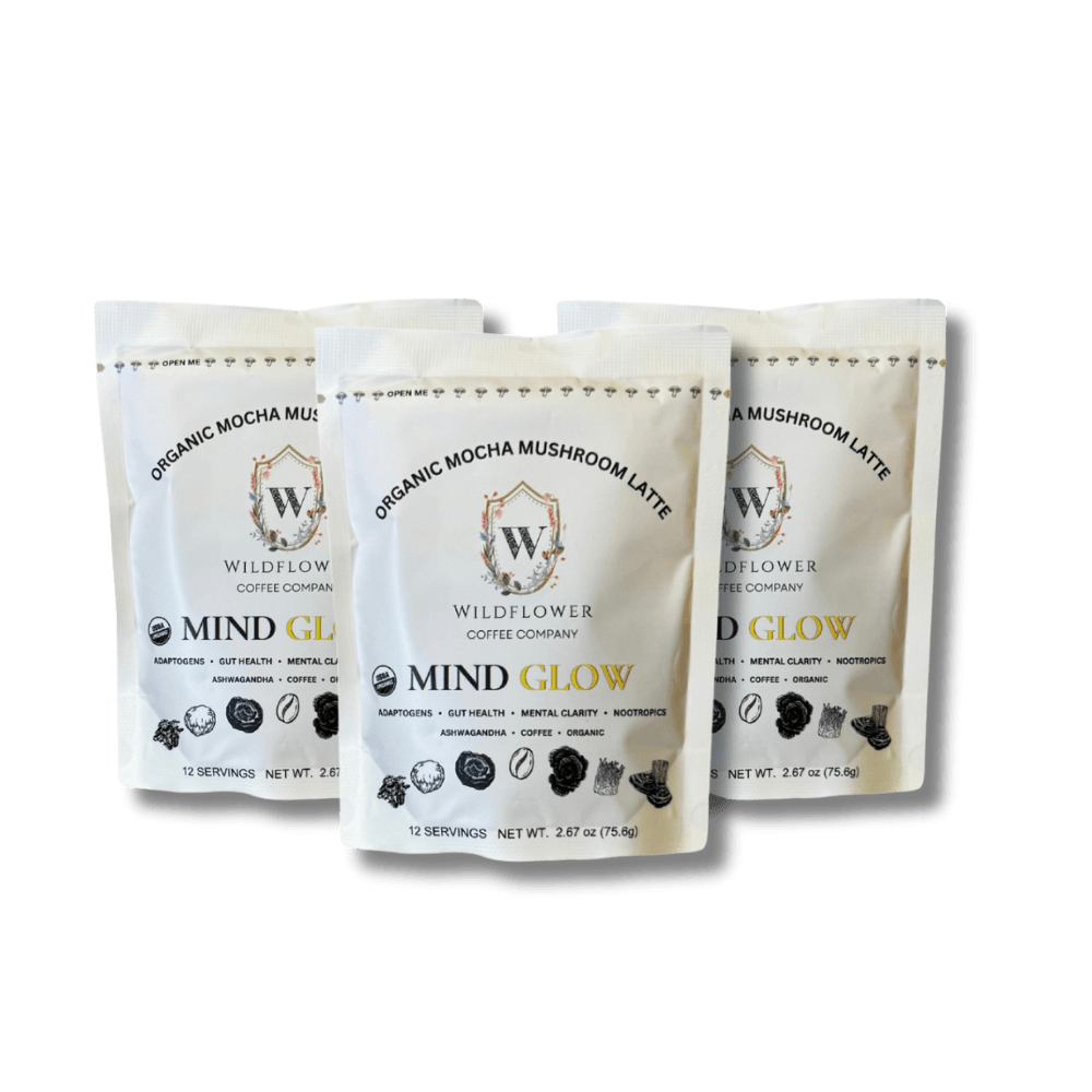MIND GLOW - Bundle and Save with Wildflower Coffee Company mushroom coffee