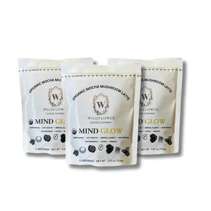 MIND GLOW - Bundle and Save with Wildflower Coffee Company mushroom coffee